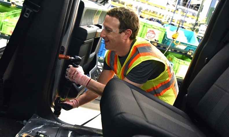 Ford gets visit from Facebook CEO Mark Zuckerberg